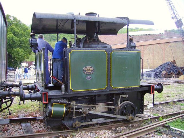 Locomotive in Longueville, France